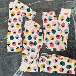Hanna Andersson Sz 6/7 Long/Short PJ Set